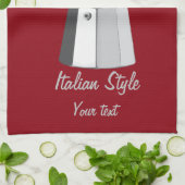 Italiaanse Moka Theedoek (Gevouwen)