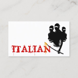 Italiaanse ninja noedels visitekaartje