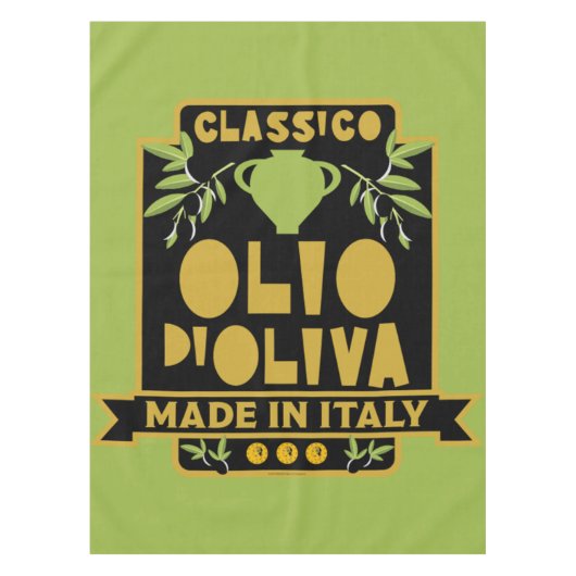  Italiaanse olijfolie Tafelkleed (Voorkant)