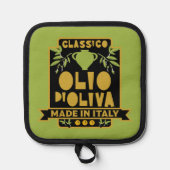 Italiaanse Olijfolie Wall Art Pannenlap (Voorkant)