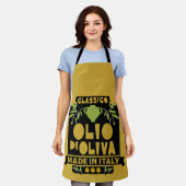 Italiaanse Olijfolie Wall Art Schort (Gedragen)