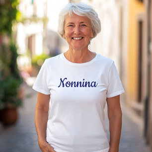 Italiaanse oma Nonna grootmoeder T-shirt