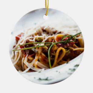 Italiaanse pasta keramisch ornament