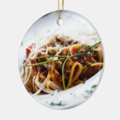 Italiaanse pasta keramisch ornament (Links)