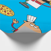 Italiaanse Pizza Chef Cadeaupapier