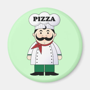 Italiaanse Pizza Chef Magnet Magneet