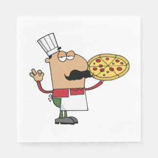 Italiaanse Pizza Chef Servet