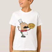 Italiaanse Pizza Chef T-shirt (Voorkant)