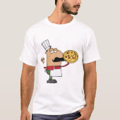 Italiaanse Pizza Chef T-shirt (Voorkant)