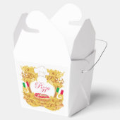 Italiaanse pizza Favordoos Bedankdoosjes (Geopend)