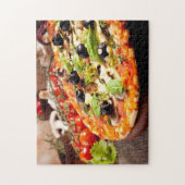 Italiaanse pizza legpuzzel (Verticaal)