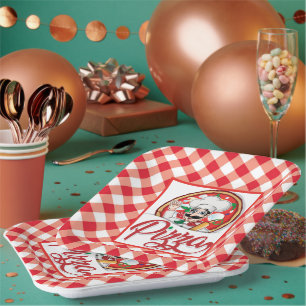 Italiaanse Pizza Papieren Bordje