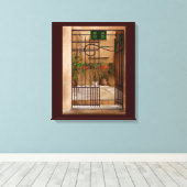 Italiaanse Poort Canvas Afdruk (Insitu (Houten vloer))