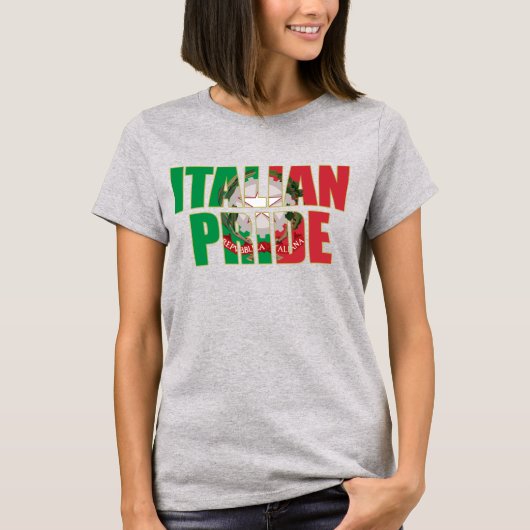 Italiaanse Pride t shirt (Voorkant)