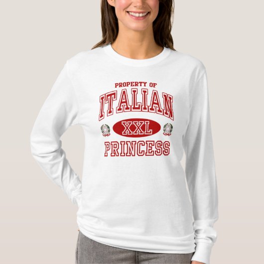 Italiaanse prinses t-shirt (Voorkant)