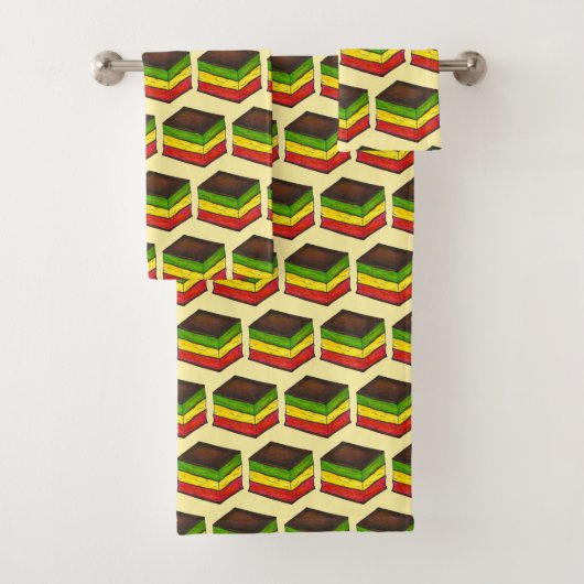 Italiaanse Rainbow Seven Layer Kerstmis Cookie met Bad Handdoek (Insitu)