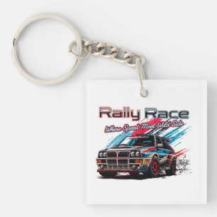 ITALIAANSE RALLY RACE - WANNEER SNELHEID DE WILDE SLEUTELHANGER