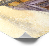 Italiaanse ramen. Fabriano. Waterverf Poster (Hoek)