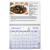 Italiaanse receptenkalender kalender (Jan 2026)