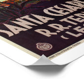  Italiaanse reis Santa Cesarea Terme Lecce Poster (Hoek)