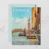 Italiaanse reisposter briefkaart (Voorkant / Achterkant)