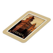 Italiaanse reisposter Ferrara Magneet (Linkerzijde)