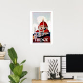  Italiaanse reisposter Florence Poster (Thuiskantoor)