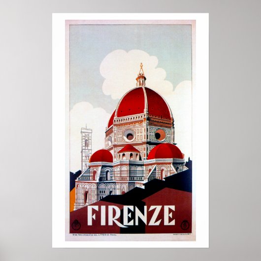  Italiaanse reisposter Florence Poster (Voorkant)
