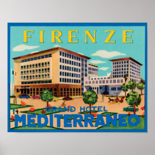 Italiaanse reisreclame Poster