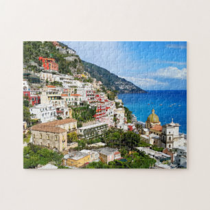 Italiaanse reisruimte rond de kust van Positano Am Legpuzzel