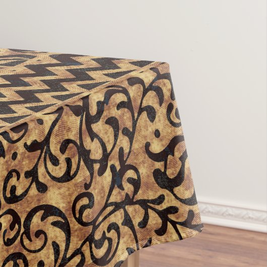 Italiaanse Renaissance gouden bloemmotief Tafelkleed (Voorbeeld)