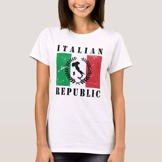Italiaanse Republiek T-shirt (Voorkant)