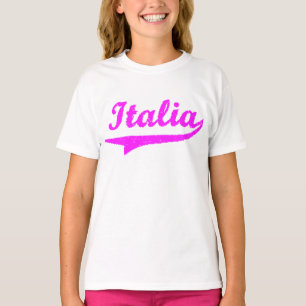 Italiaanse roze meisjes (Black Ringer) T-shirt