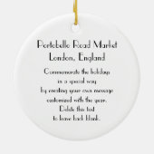 Italiaanse Salami Keramisch Ornament (Achterkant)