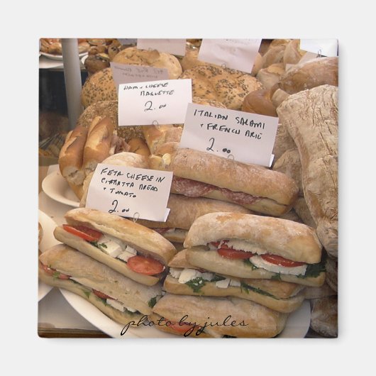 Italiaanse Salami Magneet (Voorkant)