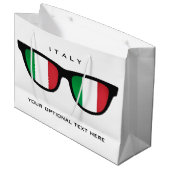 Italiaanse Shades, aangepaste tekst en cadeautas v (Voorkant Gekanteld)
