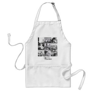Italiaanse Souvenir Apron Venice Italië Collage F Standaard Schort