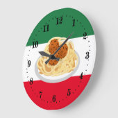 Italiaanse "spaghetti"-kogels decor grote klok (Hoek)