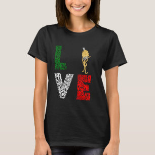 Italiaanse Spaghetti Love Pasta Noodle Cooking Lov T-shirt