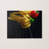 Italiaanse Spaghetti Pasta Tomato Noodle Legpuzzel (Horizontaal)