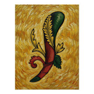 Italiaanse Speelkaarten - Aas van Klaveren, Scopa Perfect Poster