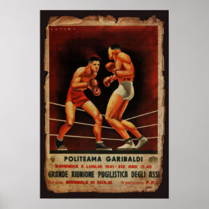  Italiaanse sportsport in de bosbouw Poster