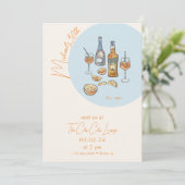 Italiaanse Spritz verjaardagsuitnodiging Kaart (Staand voorkant)