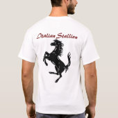Italiaanse Stallion T-shirt (Achterkant)