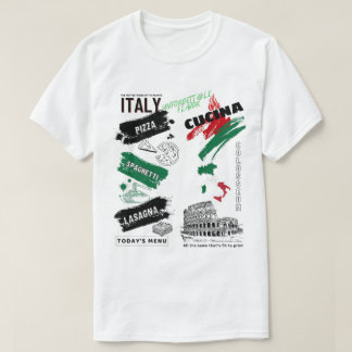 Italiaanse stijl CuisineHiphop Streetstyle T-Shirt
