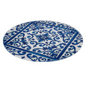 Italiaanse stijl, Mediterraan, mozaïek, blauw, Snijplank (Hoek)