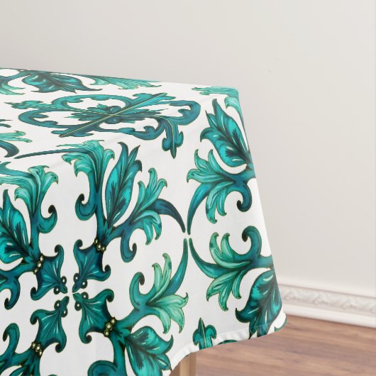 Italiaanse stijl, mozaïek, groen tafelkleed (Voorbeeld)