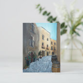 Italiaanse straat voor kerstmis | Sicilië, middele Briefkaart (Staand voorkant)