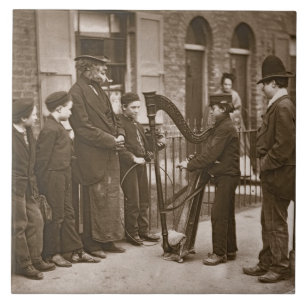 Italiaanse straatmuzikanten uit 'Street Life in Lo Tegeltje