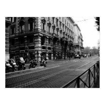 Italiaanse stratenposter